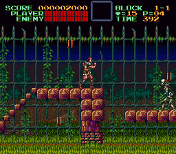 Super Castlevania IV (Europe) background