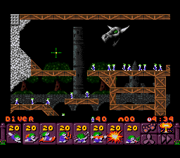 Lemmings 2 - The Tribes (USA) background