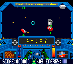 Math Blaster - Episode One (USA) background