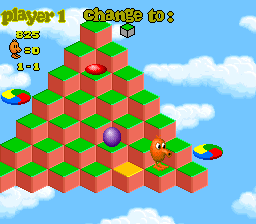 Q-bert 3 (Japan) background