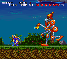 Sparkster (Europe) background