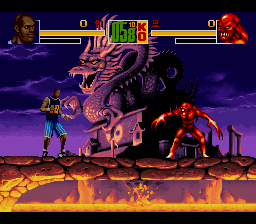 Shaq Fu (Europe) background