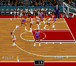 NBA Pro Basketball '94 - Bulls vs Suns (Japan) background