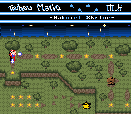 Touhou Mario 1 - Imperishable Night background
